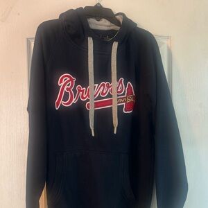 Braves Hoodie midnight blue size small
